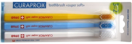 Три зубных щетки 'Сuraprox CS 3960 supersoft' по цене двух!!!